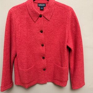 Lands' End Women's Boiled Red Blazer